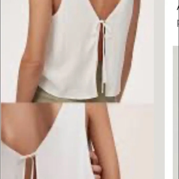 ▪️ Aritzia Wilfred free tie back top xxs - Picture 2 of 5